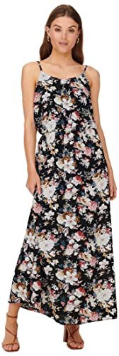 ONLY Damska sukienka maxi bez rękawów, Black 7, 38