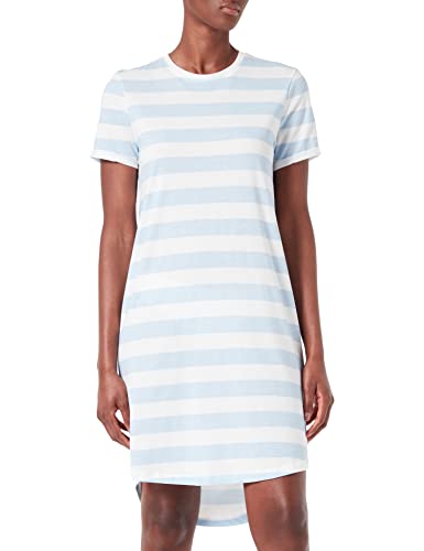 ONLY Sukienka damska Onlmay S/S w paski JRS, Cashmere Blue/Stripes:cloud Dancer (Kia), XS