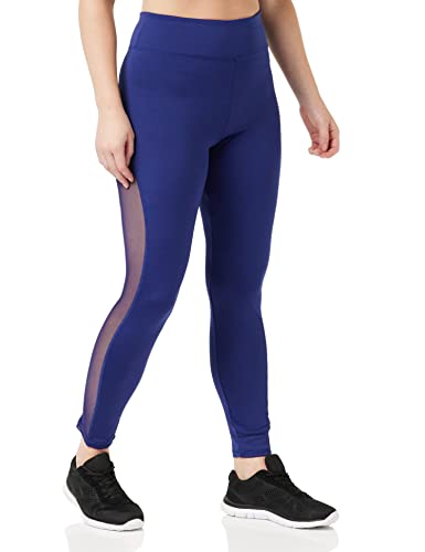 KENDALL & KYLIE K&k W Mesh Siide High Rise Legginsy Kkw3711711, Lazuli Blue, M Kobiety