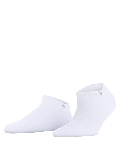 Burlington Kobiety Skarpety do trampek Soho Vibes W SN Trwała Organiczna Bawełna krótkie z wzorem 1 Para, Biały (White 2000), 36-41