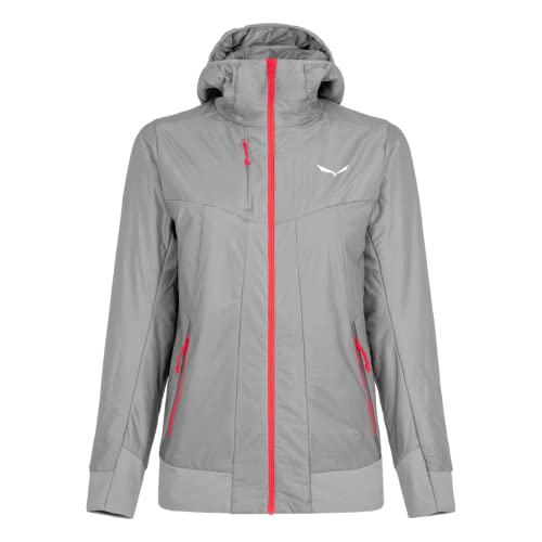 Salewa Damskie kurtki Pedroc Hyb Twr W Hood JKT, Alloy/6080, 36, stop metali/6080, 36