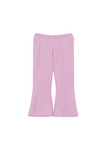 s.Oliver Legginsy niemowlęce dla dziewczynek, rozkloszowane nogawki, fioletowy, 74 cm