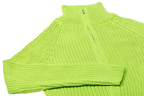 myMo Damski kardigan prążkowany limonka XS/S, Limette, XS