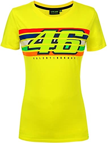 Valentino Rossi Sweter damski w paski żółty XS