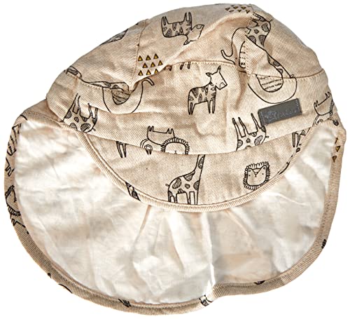 Sterntaler Chłopięca czapka z daszkiem z ochroną karku sawanna kapelusz przeciwsłoneczny, beżowy, 51