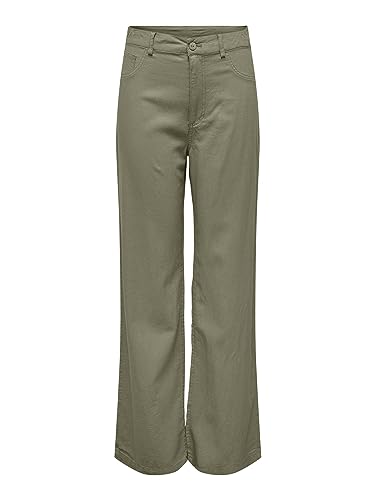 ONLY Spodnie damskie z wysokim stanem, Mermaid, (L) W / 32L