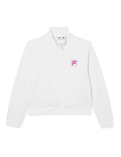 FILA Dziewczęca kurtka Cropped Track Jacket, Bright White, 170/176, Bright White, 170/176 cm