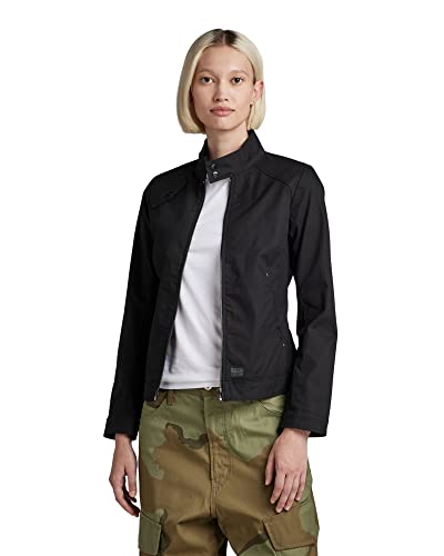 G-STAR RAW Damska kurtka motocyklowa, czarna (dk Black D387-6484), XL, Czarny (Dk Black D387-6484), XL