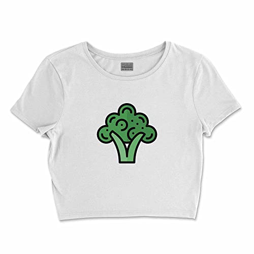 Bona Basics, Damski T-shirt basic, z nadrukiem cyfrowym, 100 bawełny, biały, swobodny, damski top, rozmiar: L, biały, L Krótki