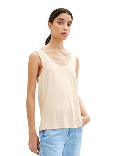TOM TAILOR Damski top Basic, 31649 - kość słoniowa ecru, XL