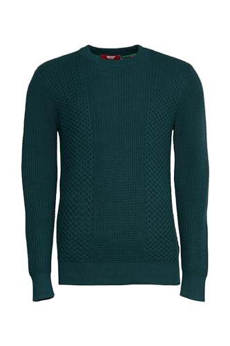 ESPRIT Sweter męski, 305 / Emerald Green, M