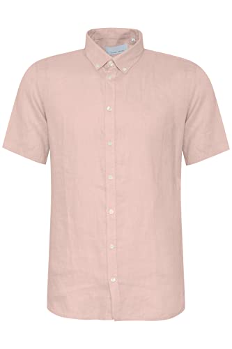 CASUAL FRIDAY Męska koszula CFAnton 0071 SS 100% lniana koszulka, 141506/Rose Smoke, S, 141506/Rose Smoke, S