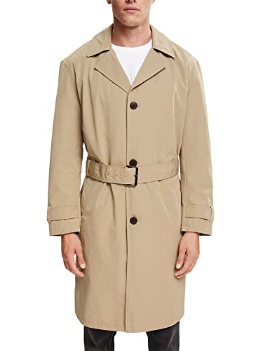 ESPRIT Collection Męski płaszcz 072EO2G308, 265/PALE khaki, XS
