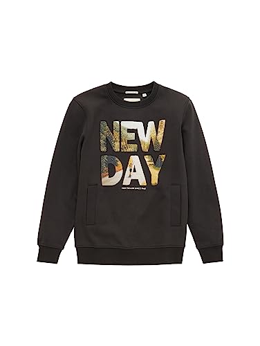 TOM TAILOR Bluza dziecięca dla chłopców, 29476 - Coal Grey, 164