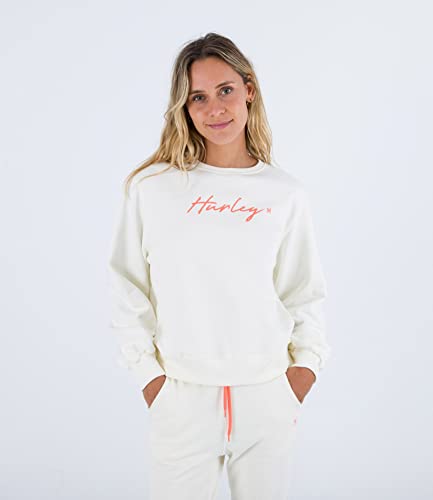 Hurley Damska bluza W Oceancare O&o Script Crew, Marshmallow, M