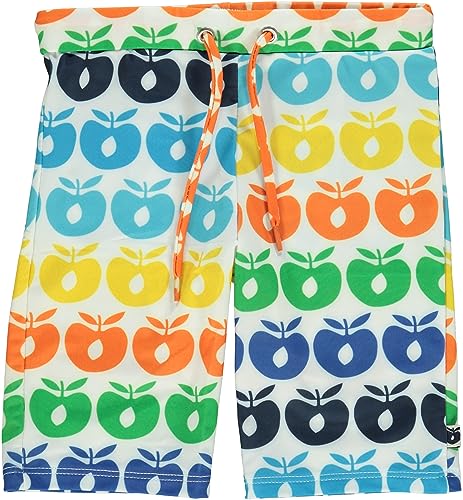 Småfolk UV50 strój kąpielowy, szorty, mini retro Apples, niebieski (Blue Atoll), 12-24 miesi?cy
