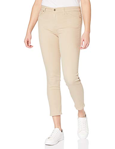 7 For All Mankind Damskie spodnie Roxanne Ankle Casual Pants, beżowy, 29