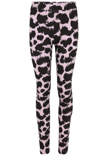 FILA Dziewczęce legginsy Bad Homburg AOP, Black Leo Ikat Aop, 134/140 cm