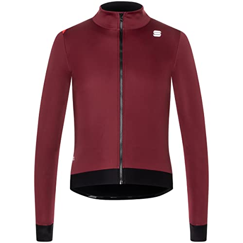 Sportful Męska kurtka Fiandre Pro Medium Jacket, Red Wine, S, czerwone wino, S