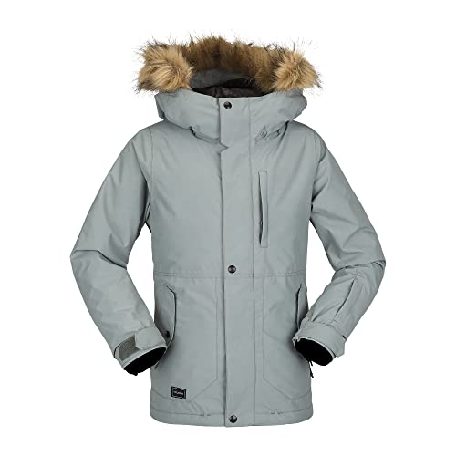 Volcom So Minty Ins Jacket Kurtka Dziewczyny i Dziewczyny, zielony (zielony ash), 6 lat