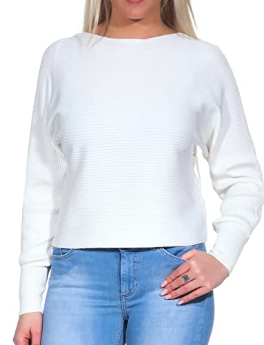 ONLY Damski sweter z dzianiny, krótki, Cloud Dancer, S