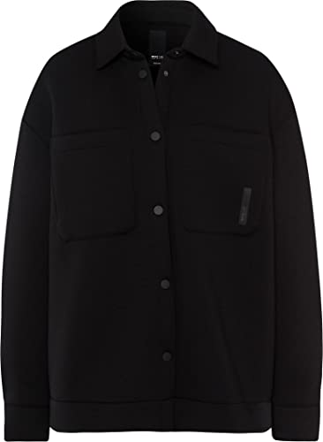 BRAX Damska koszulka Francy Lab Scuba Overshirt przejściowa, czarny, 36