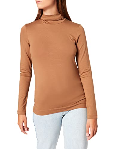 GANT Damski sweter Slim Ls Turtleneck, ROASTED WALNUT, XL