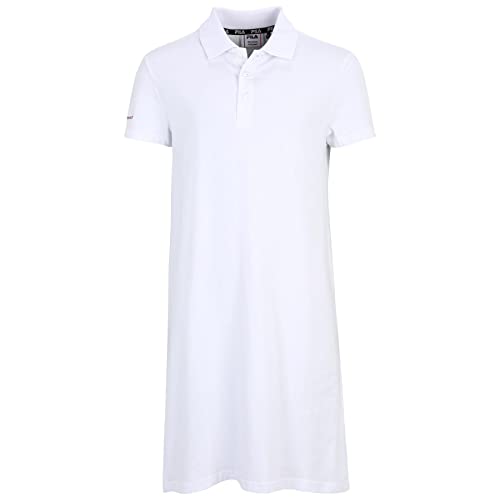 FILA Dziewczęca sukienka polo BURGSINN Bright White, 170/176, Bright White, 170/176 cm