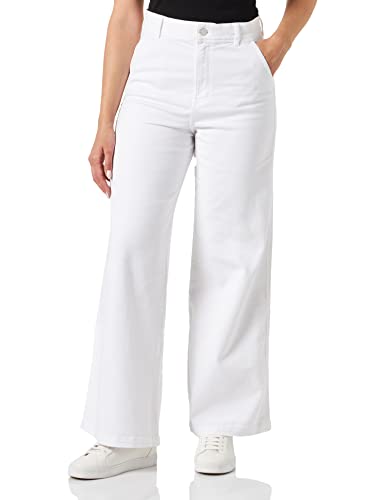 s.Oliver Jeansy damskie, Suri Wide Leg, białe, 32/30, biały, 32