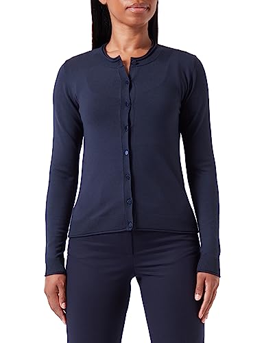 Sisley Damski L/S 14etm5203 kardigan sweter, ciemnoniebieski 06u, S EU, Dark Blue 06u, S