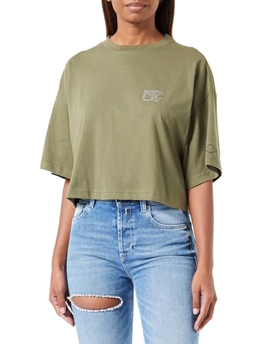 Replay Damska koszulka W3798f, 234 Dark Olive, L, 234 Dark Olive, L