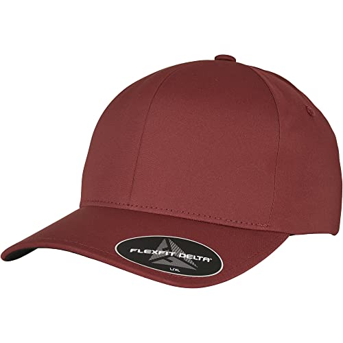 Flexfit Unisex Delta czapka baseballowa, Maroon, L/XL