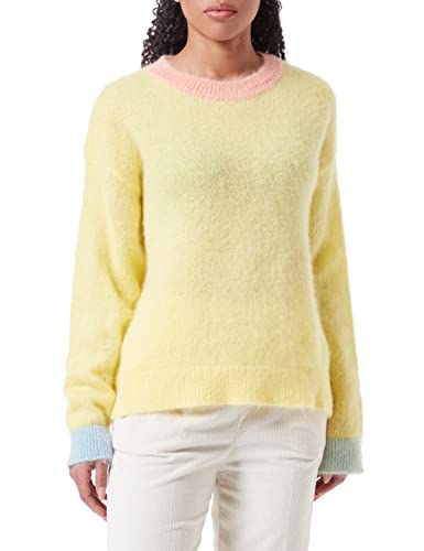 United Colors of Benetton Koszulka damska G/C M/L 1042e102z sweter, musztardowy żółty 901, S