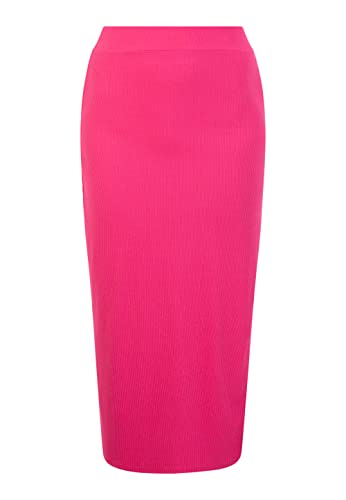 faina Spódnica midi z dzianiny damska 19227030, Rosa, L