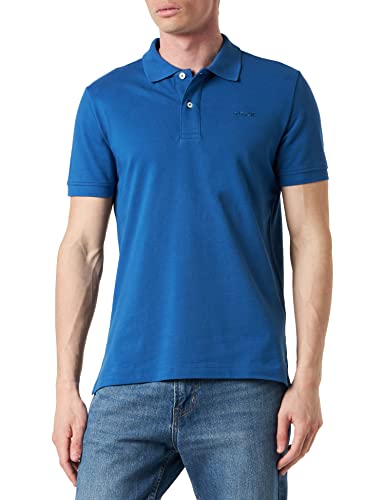 Geox Męska koszulka polo M Royal Intense, L, Royal Intense, L