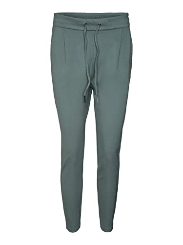Bestseller A/S Damskie spodnie VMEVA MR Loose String Pant GA NOOS, Dark Forest, XS/34, Dark Forest, (XS) W / 34L