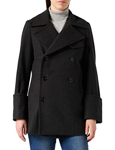 G-STAR RAW Płaszcz damski Wool Mid PEA, wielokolorowy (Shadow Htr B965-9119), L