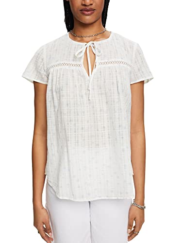 ESPRIT Damska bluzka 993EE1F306, 111/OFF White 2, M, 111/Off White 2, M