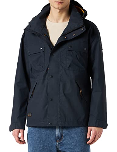 camel active Męska kurtka 420424/1O51, niebieska (Night Blue), 34, niebieski (Night Blue)