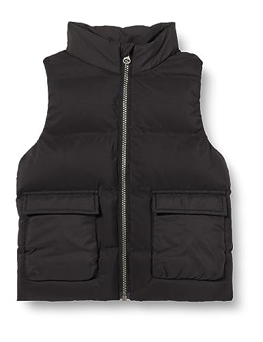 NAME IT Chłopcy NKMMELLOW Puffer Vest TB kamizelka buforowa, czarna, 140, Schwarz, 140