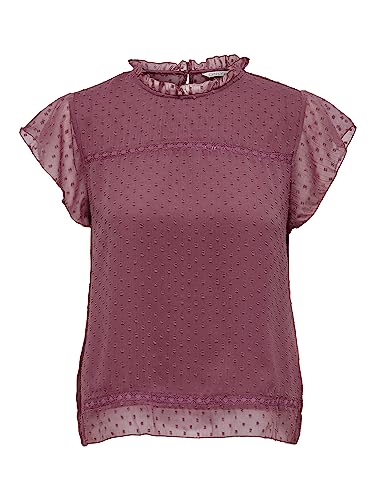 Bestseller A/S ONLFLORA CAPLS WVN NOOS Top, Rose Brown, XXS, Ró?owo-br?zowy, XXS