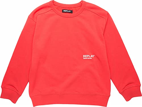 Replay Bluza chłopięca SB2059, 551 RED, 10A, 551 czerwony, 10 Lat