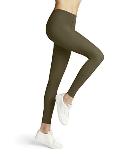 FALKE Kobiety Legginsy Pure Matt 50 DEN W LE Półprzezroczyste 50 Den Trwałe półprzezroczyste jednokolorowe 1 Sztuka, Beżowy (Laurel 7544), L