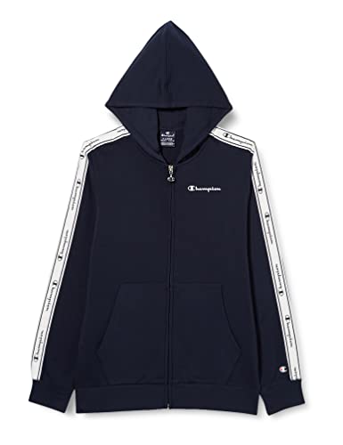 Champion Chłopięca bluza z kapturem z amerykańską taśmą, Blu marino, 3-4 lat