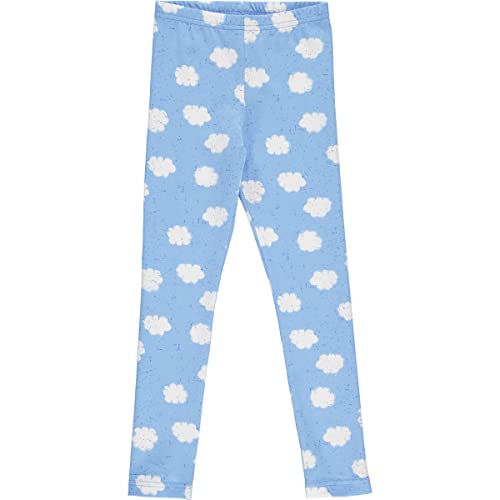Fred's World by Green Cotton Dziewczęce legginsy klasyczne, wielokolorowy niebieski, 140 cm (Szczupły)