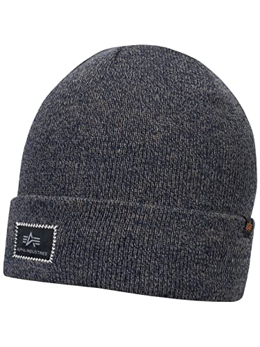 Alpha Industries Czapka beanie typu beanie, unisex, antracyt wrzosowy, jeden rozmiar