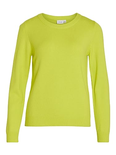 VIRIL O-Neck L/S Knit Top - NOOS, Sulphur Spring/Szczegóły: ciemny melanż, XXL