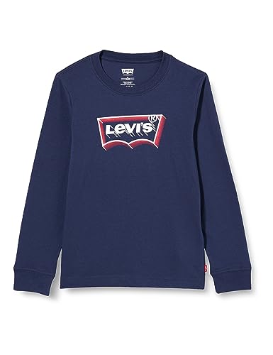 Levi's Chłopięca koszulka Lvb Glow Effect ls Batwing 8ej268, Sukienka Blues, 24 miesi?cy