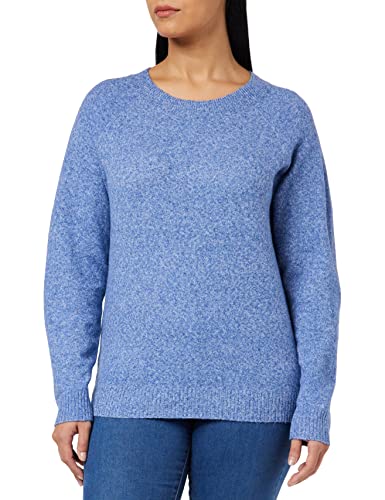 bestseller a/s Damski sweter Vmdoffy Ls O-Neck Blouse Ga Noos, Sodalite Blue/Szczegóły: melanż, XS