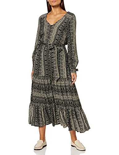 Joe Browns Damska luźna sukienka w stylu boho, czarny/biały, 32
